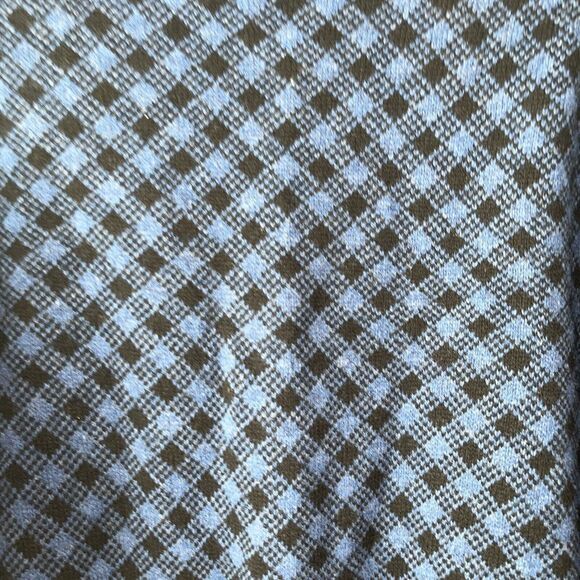 J.Crew Black Label Men’s 100% Lambs Wool Medium Black Blue chekered - Picture 8 of 9